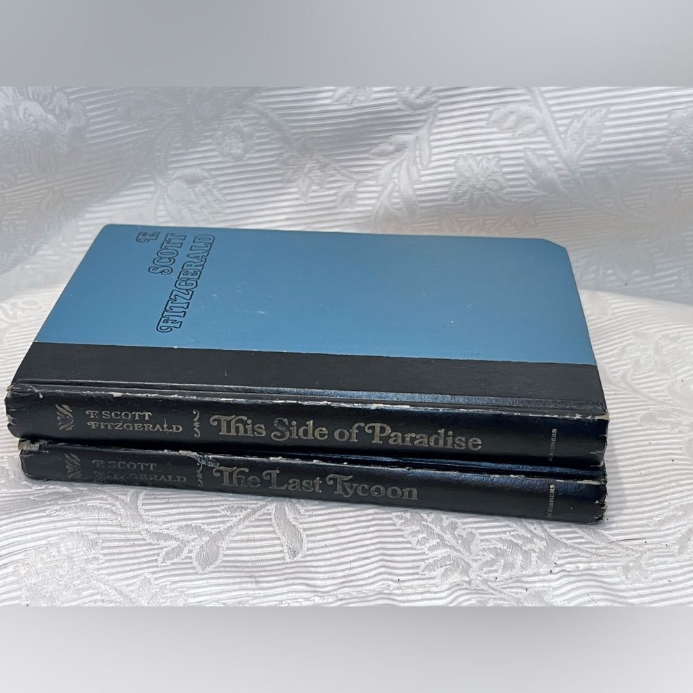 Lot 2 This Side of Paradise & The Last Tycoon F.Scott Fitzgerald Vtg 1948, 1969